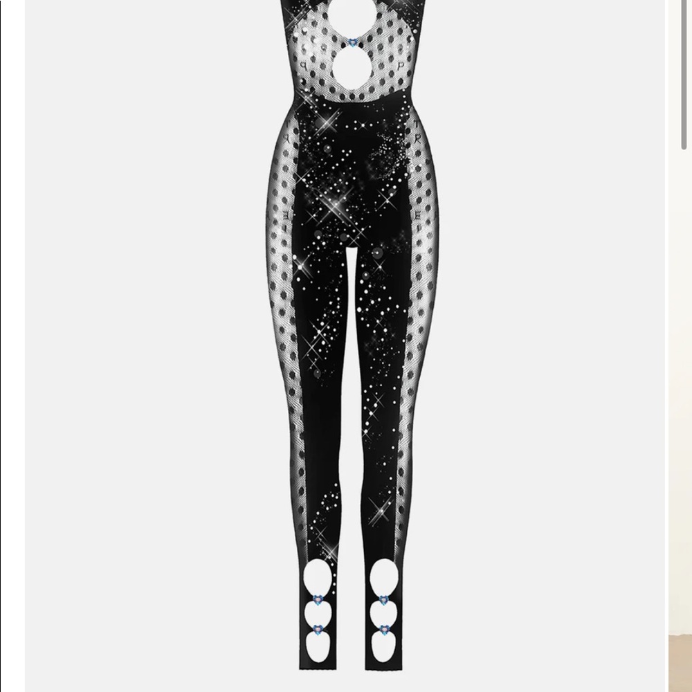 Poster Girl Rhinestoned Janice Jumpsuit